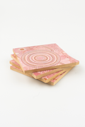 Wambuwanbunmarra (Mix) Bamboo Coaster Set (4 Pack)