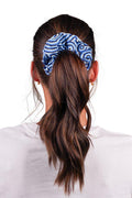 Aboriginal Art Headwear-Warlu Hair Set - Blue-Yarn Marketplace