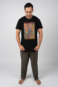 Wisdom Of Our Elders NAIDOC WEEK 2023 Black Cotton Crew Neck Unisex T-Shirt