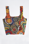 Wisdom Of Our Elders NAIDOC WEEK 2023 rPET Reusable Fold-Up Shopping Bag