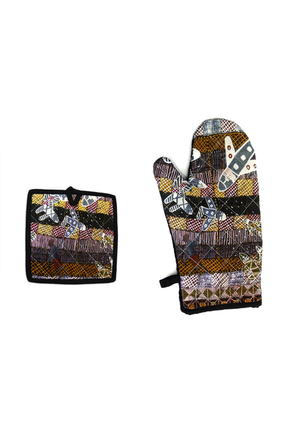 Wanji Cotton Oven Mat and Mitt