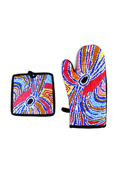 Walker Cotton Oven Mat and Mitt