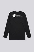 "Literacy is Freedom" Black Cotton Crew Neck Youth Long Sleeve T-Shirt