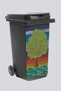 Bindigenous Golden Wattle Sunset (Gulgulay Yaarri-y) Bin Sticker (Fits 240L Bin)