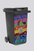 Bindigenous Cosmic Culture (Country To Coast) Bin Sticker (Fits 240L Bin)