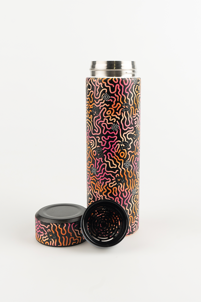 Coral Reef Thermo Infuser Drink Bottle