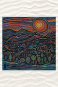 Currumbin Sunset Sand Free rPET Beach Towel (160x160cm)