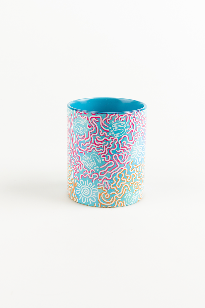 Sunset Over The Reef Ceramic Coffee Mug