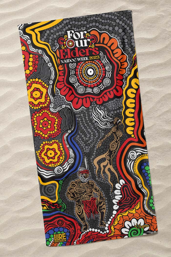 Wisdom Of Our Elders NAIDOC WEEK 2023 Beach Towel