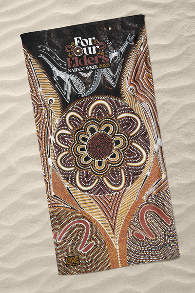 Respecting Our Elders NAIDOC WEEK 2023 Beach Towel