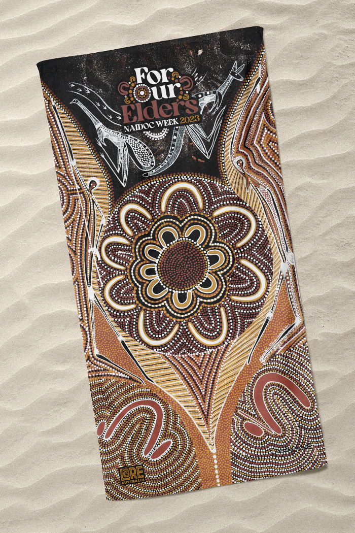 Respecting Our Elders NAIDOC WEEK 2023 Beach Towel