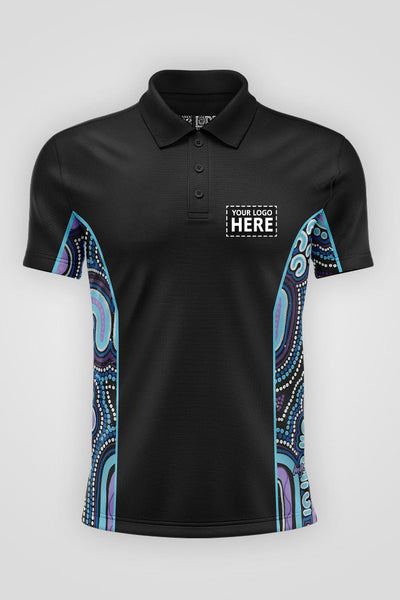 (Custom) Koorrookee 'Grandmother' NAIDOC WEEK 2023 UPF50+ Bamboo (Simpson) Unisex Polo Shirt