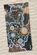 Two Worlds Beach Towel