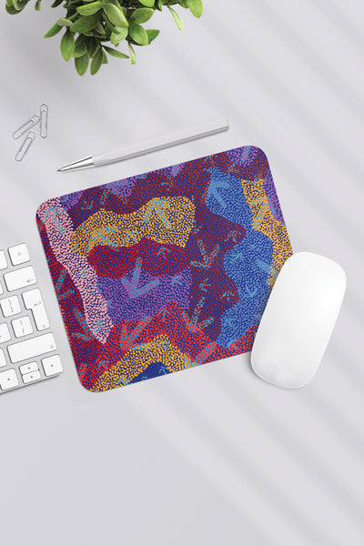 Aboriginal Art Office Supplies StationeryYankirri Jukurrpa  2 Mouse Pad-Yarn Marketplace